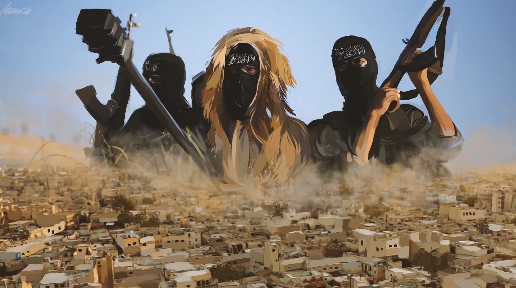 Фото террористов на фоне флага игил. Террористская группа Аль-Каида.