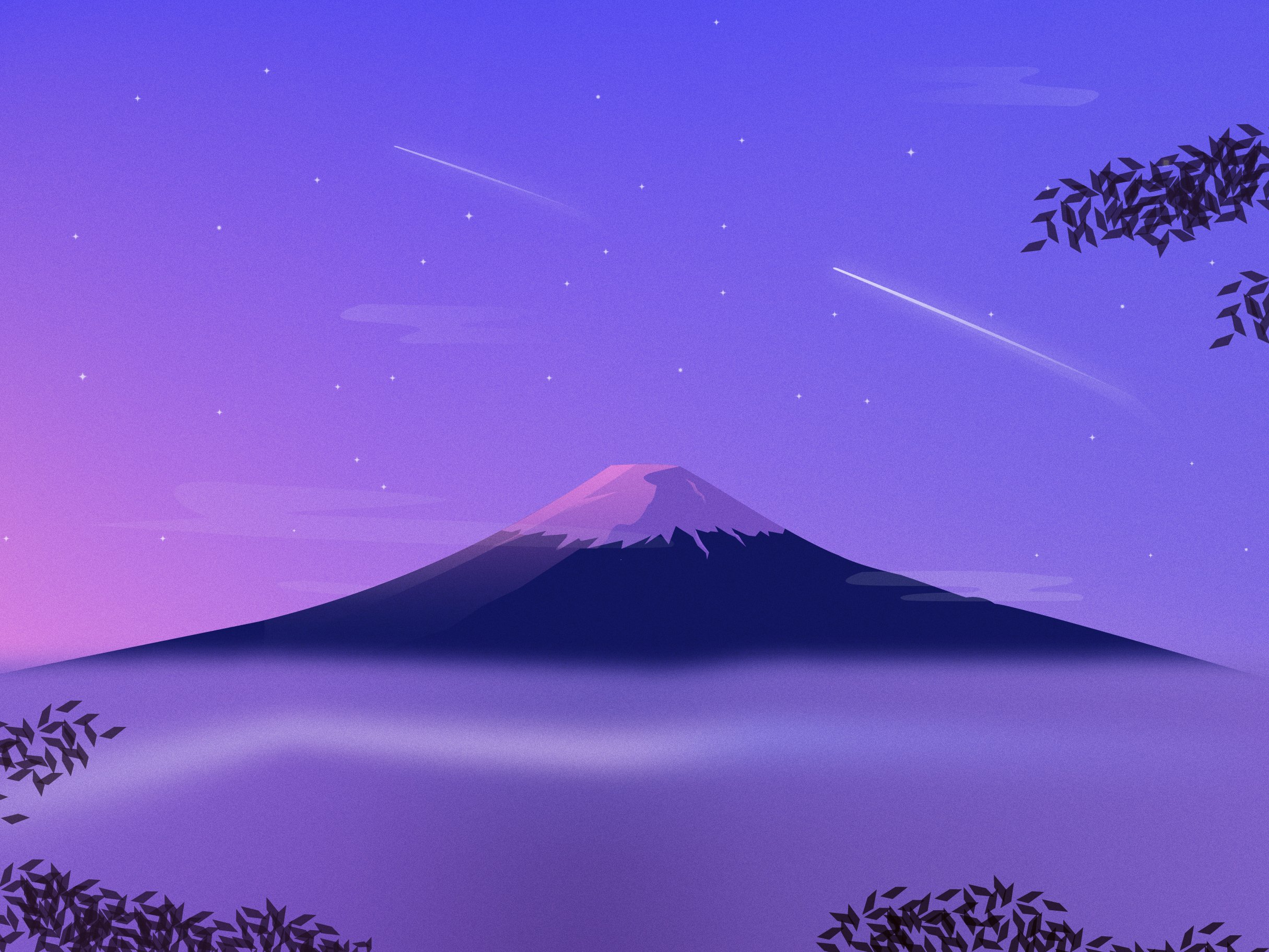 Mount fuji purple wallpaper engine. Гора Фудзи арт. Япония гора Фудзияма и Сакура. Гора Фудзияма обои 4к. Гора Фудзияма Минимализм.