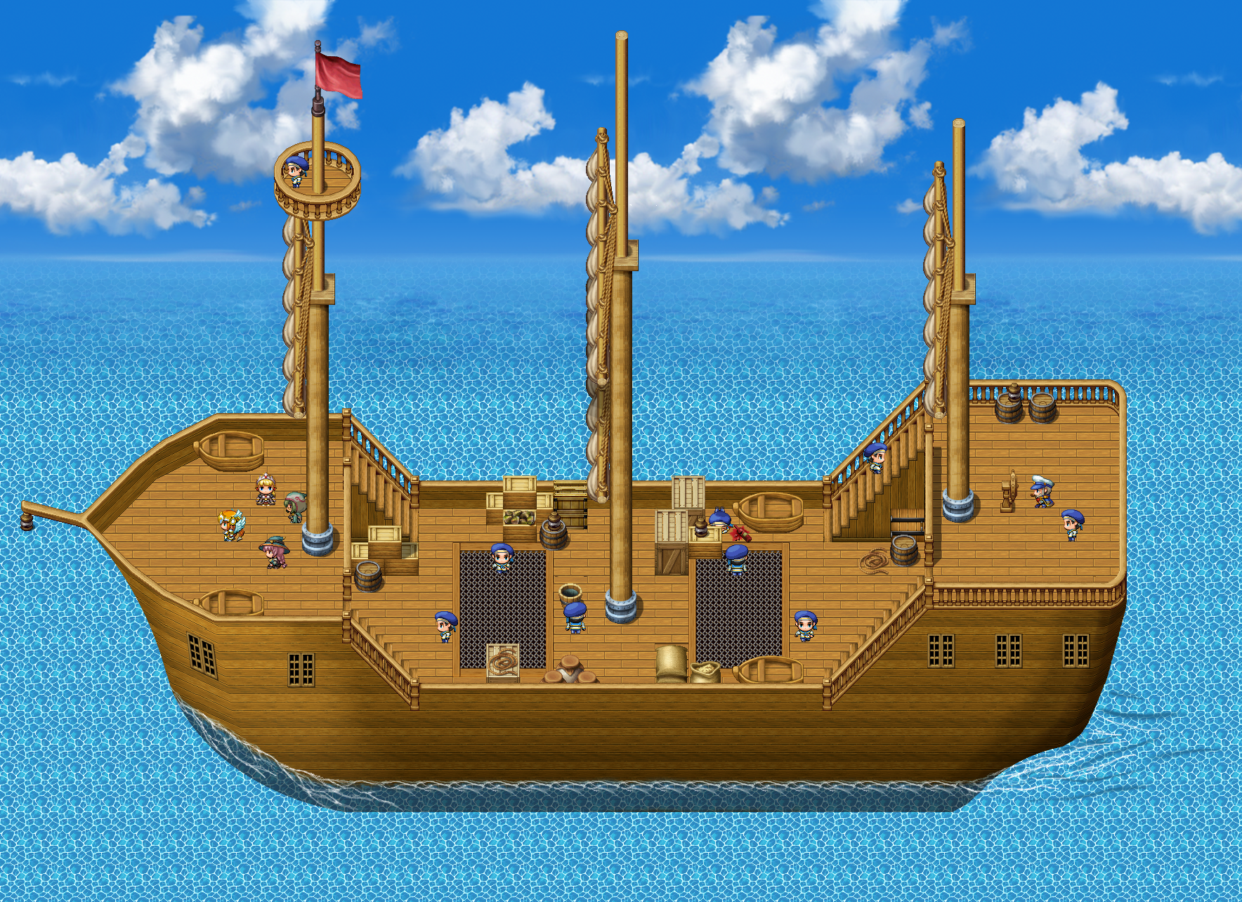 Игра корабль 2д. RPG maker тайлсеты корабль. RPG maker MV корабль. Тайлсеты корабля для RPG maker MV. Пиксельный корабль.
