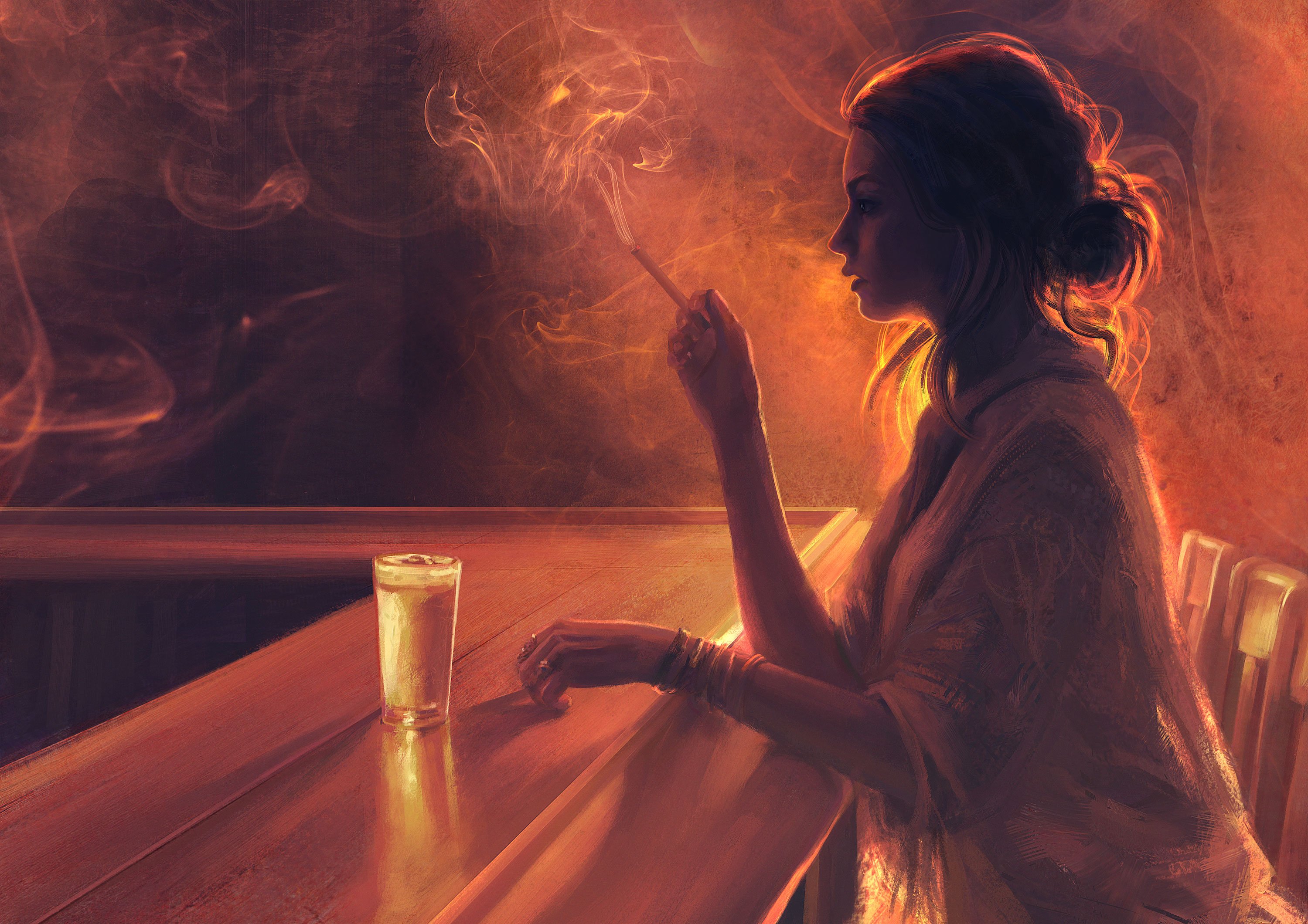 И снова одиноко поет девушка. Мэнди Юргенс (Mandy Jurgens). Девушка с сигаретой арт. Курящая девушка арт. Девушки с дымом сигарет.
