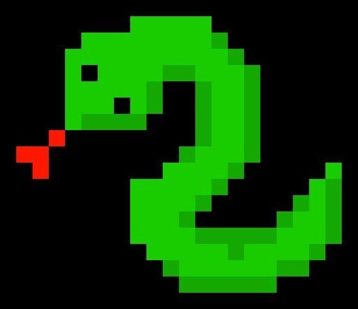 Змея пиксель арт (61 фото)