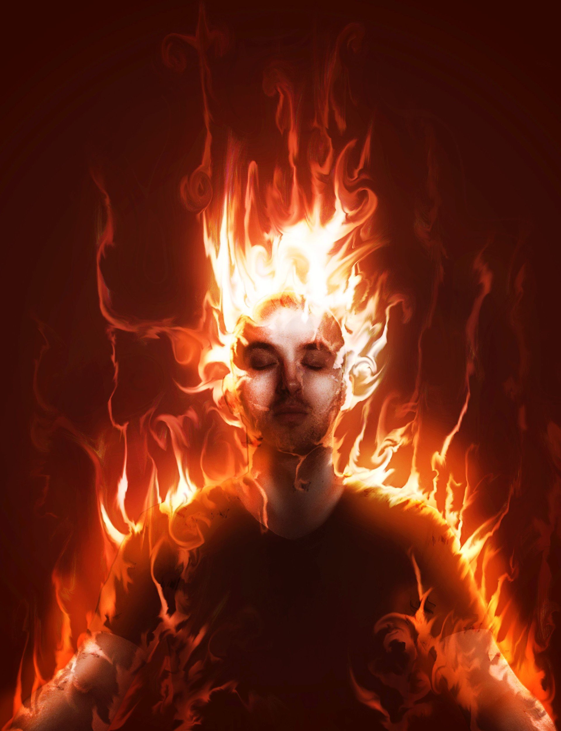 Огненный человек