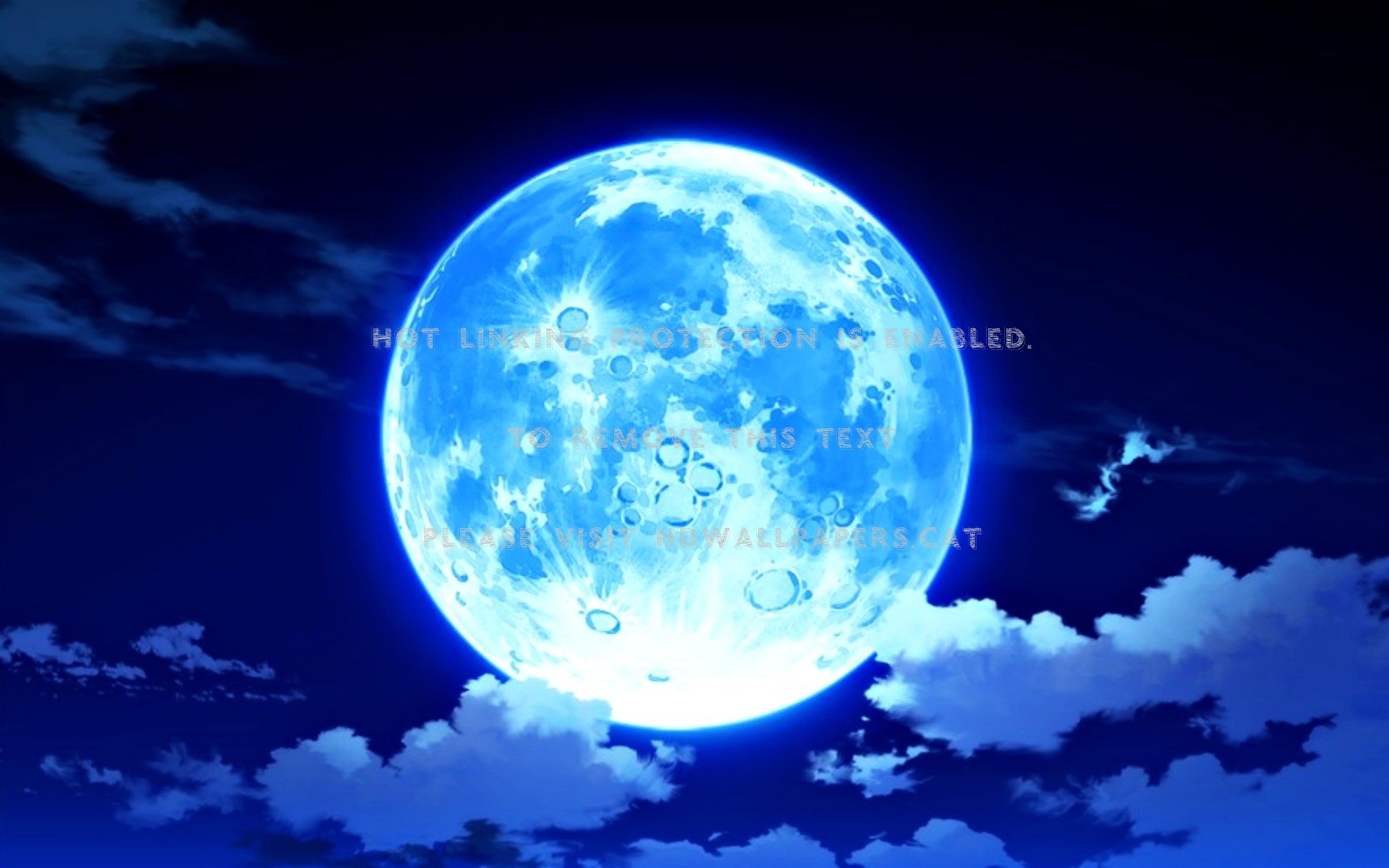 Мун голубое. Лунное небо. Ночное небо с луной.