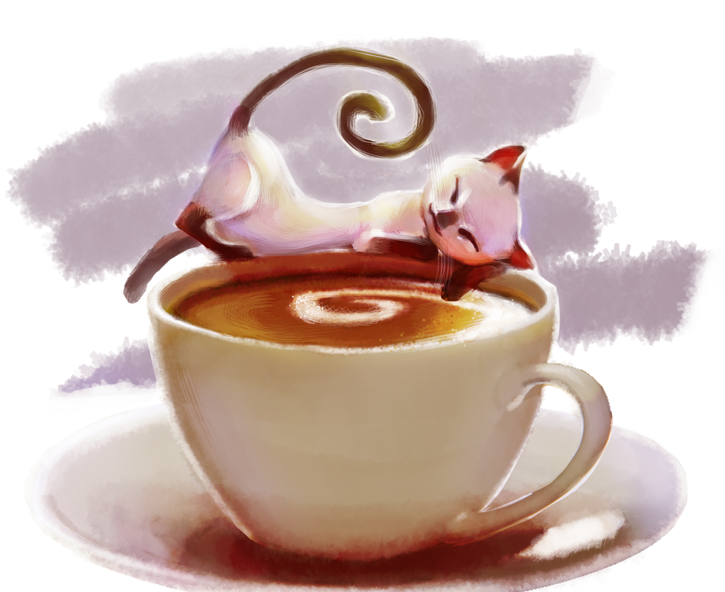 Доброе утро картинки новинки 2024. Кофе рисунок. Картина чашка кофе. Доброе утро арт. Котик с чашкой кофе.