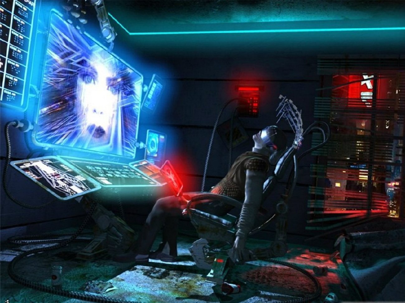 Cyberpunk чип милитех фото 51