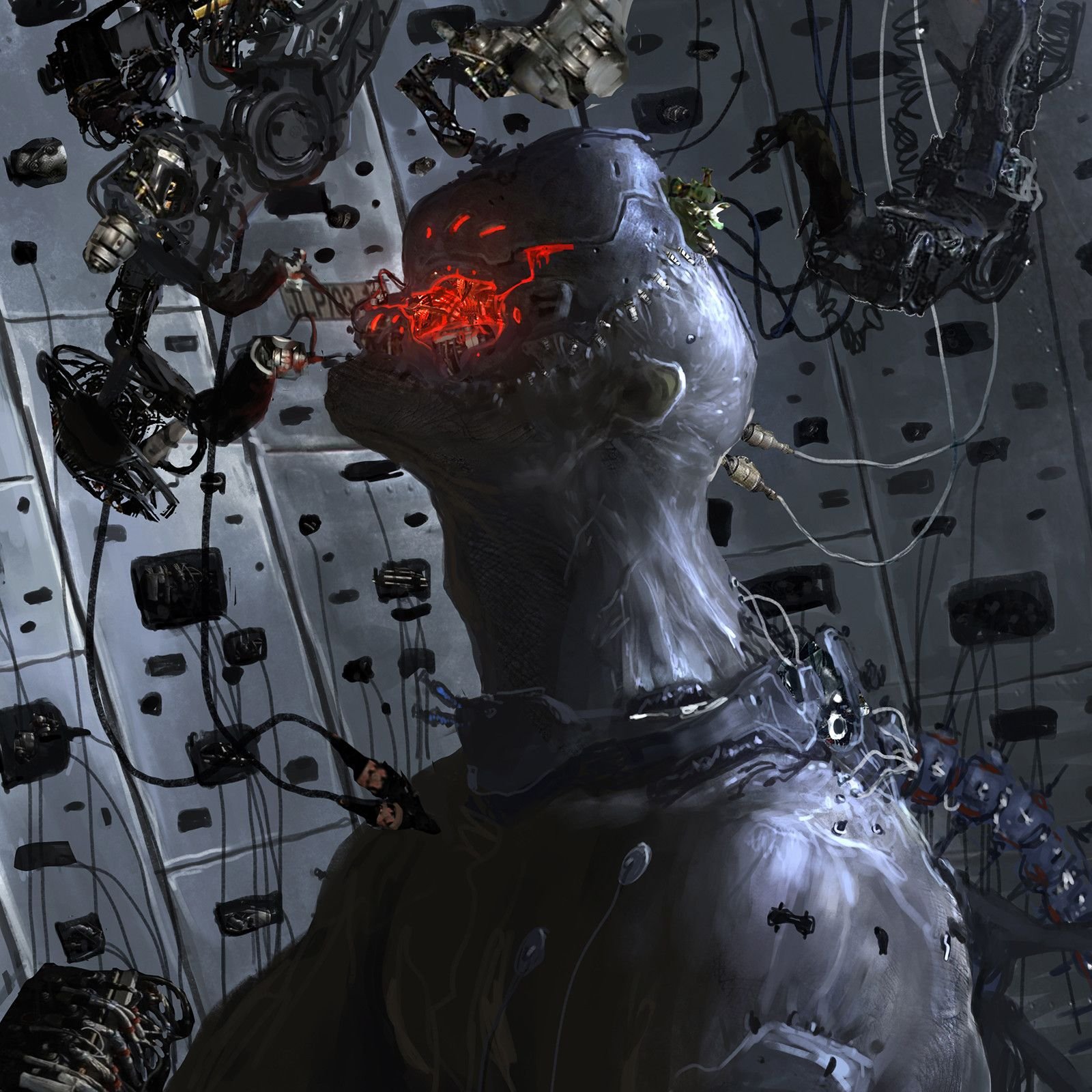 Cyberpunk cyborg art фото 65