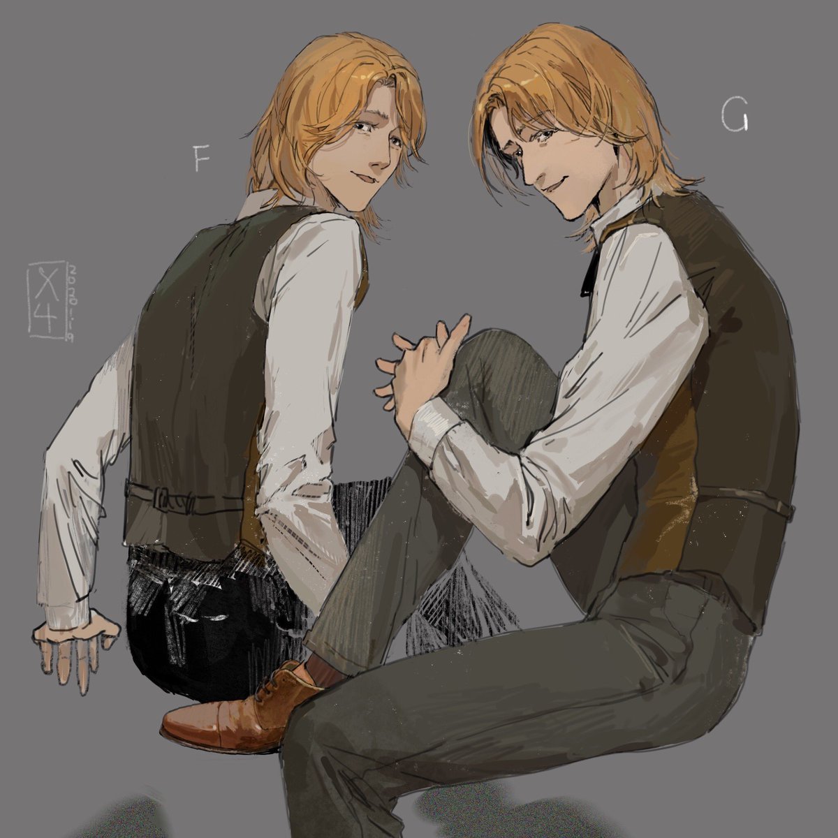 Fred and george weasley threesome smut