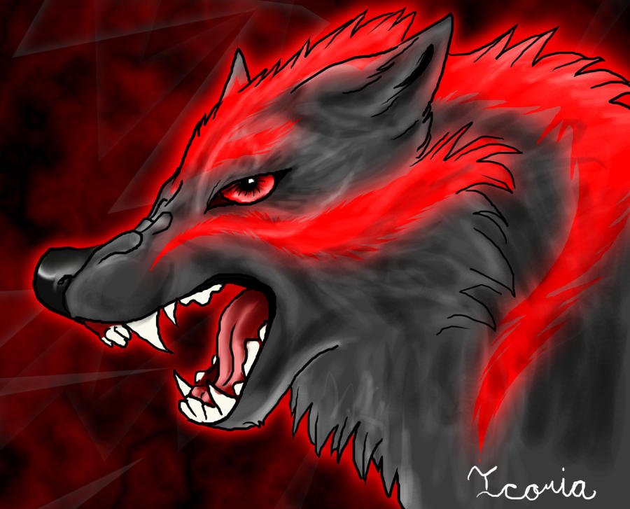 Клан волка 4 читать. Волк с красными глазами. Злой волк. Морда волка.