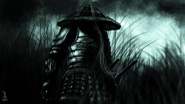 Арт темный самурай (70 фото)