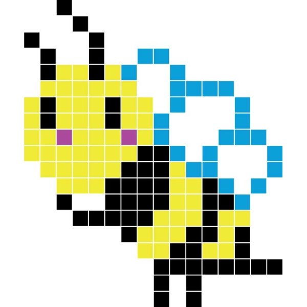 Пчела пиксель арт (50 фото)