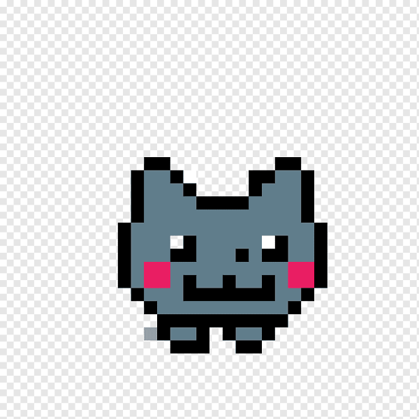 Кошка пиксель арт (65 фото)