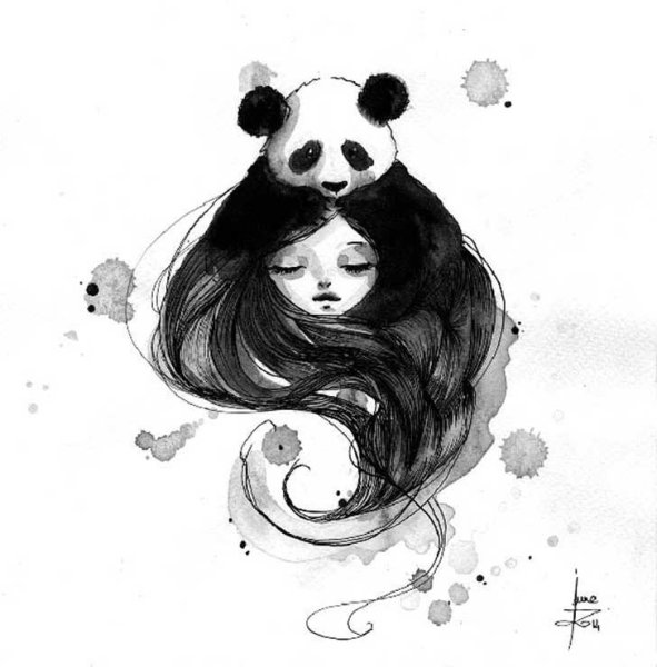 Арт панда рисунки (69 фото)