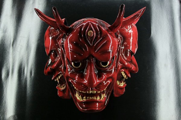 Арт маска демона (69 фото)