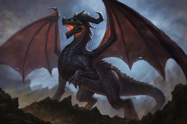 Арт темный дракон (69 фото)