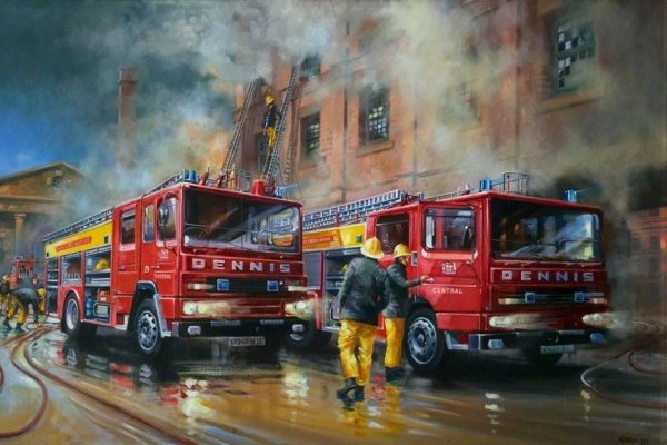 Арт пожарная машина (68 фото)