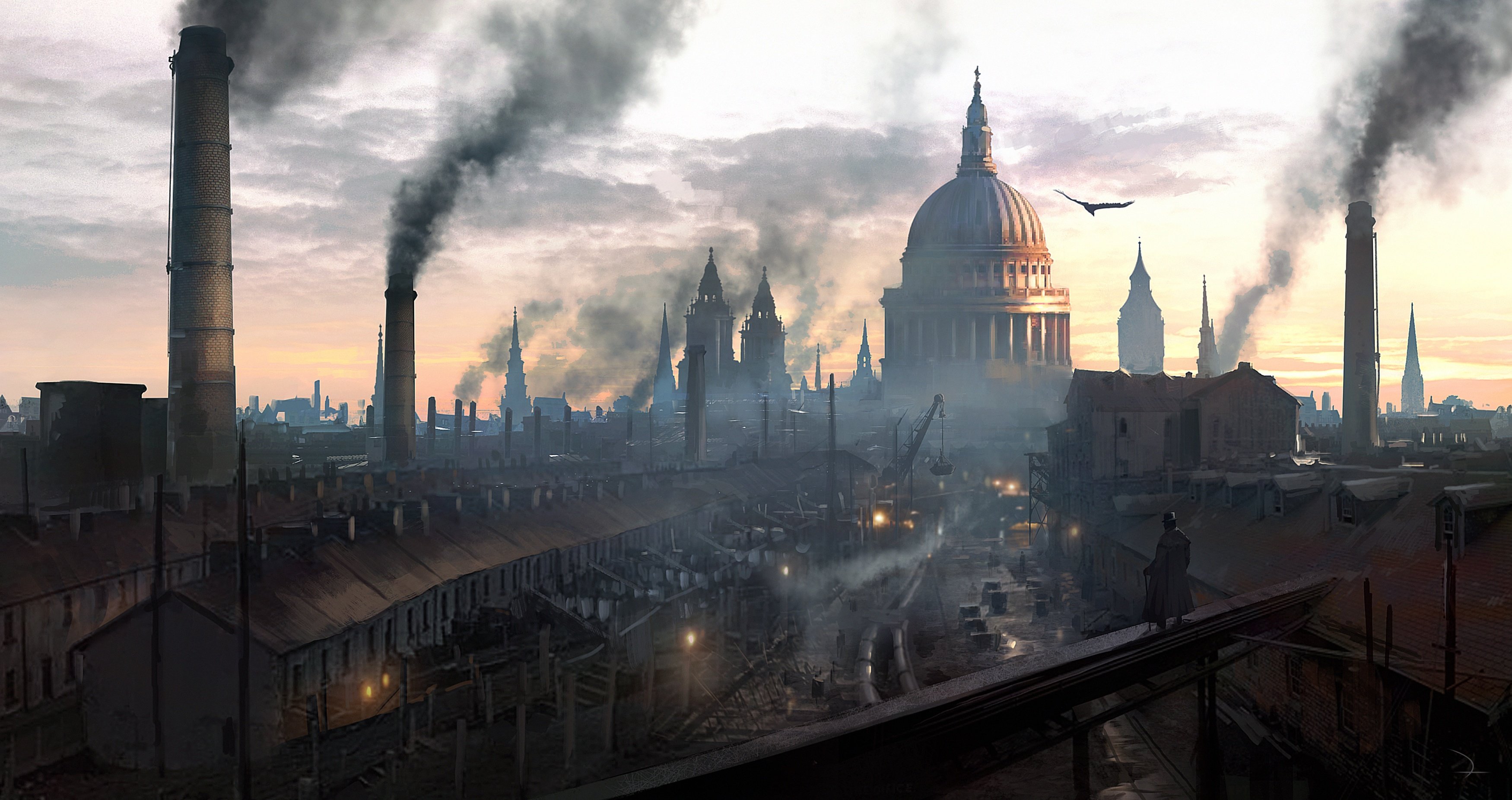 Industrial century. Assassin's Creed Syndicate Лондон. Ассасин Крид Синдикат город. Ассасин Крид Викторианская эпоха. Лондон Assassins Creed Syndicate Valhalla.