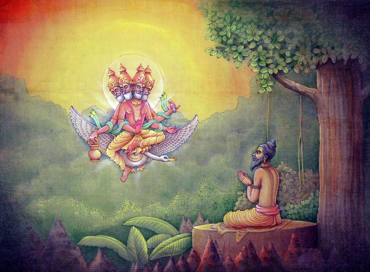 Брахман и брахма. Брахма Бог древней Индии. Вишну Кришна Врахма. Брахма, Вишну, Шива, Сарасвати.