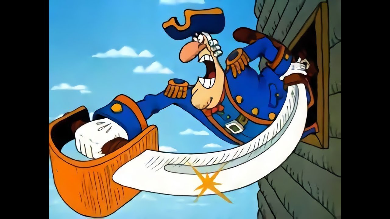 капитан смоллетт остров сокровищ мультфильм