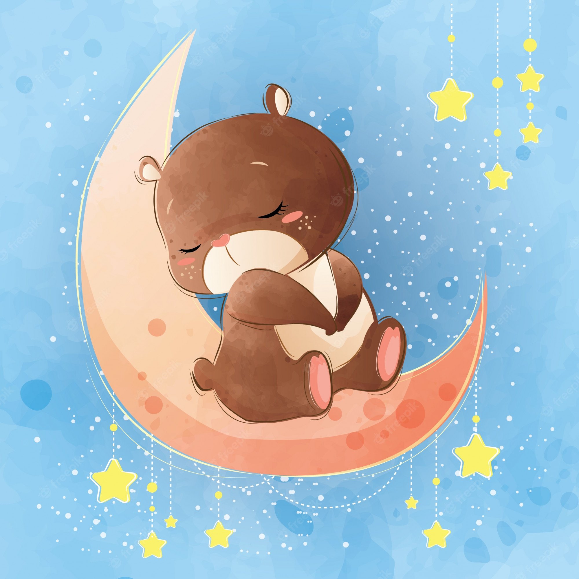 Нарисовать спокойной ночи. Спокойной ночи, Медвежонок!. Спящий мишка. Спящие мишки.