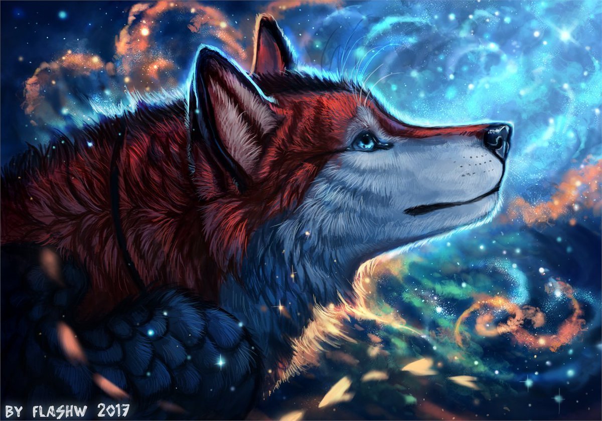 Рисунок волк