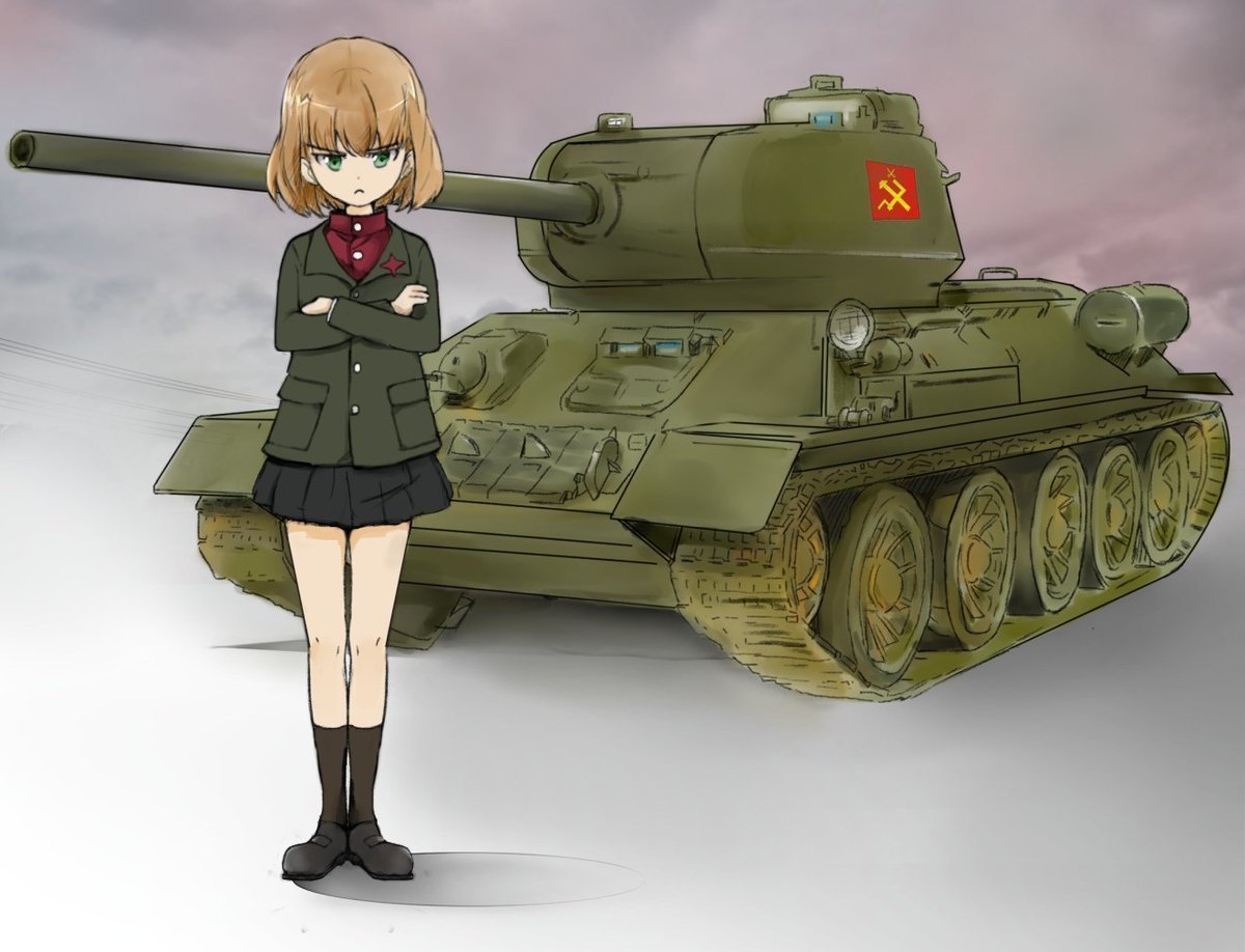 Gup memes. Girls und Panzer т-34. Катюша танкистки girls und Panzer.
