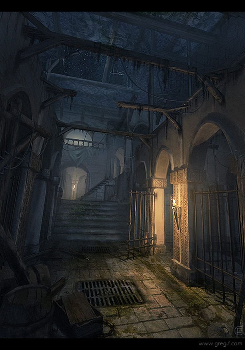 Локация замок. Мрачное подземелье замка. Средневековое подземелье. Магическая тюрьма. Мрачный особняк.