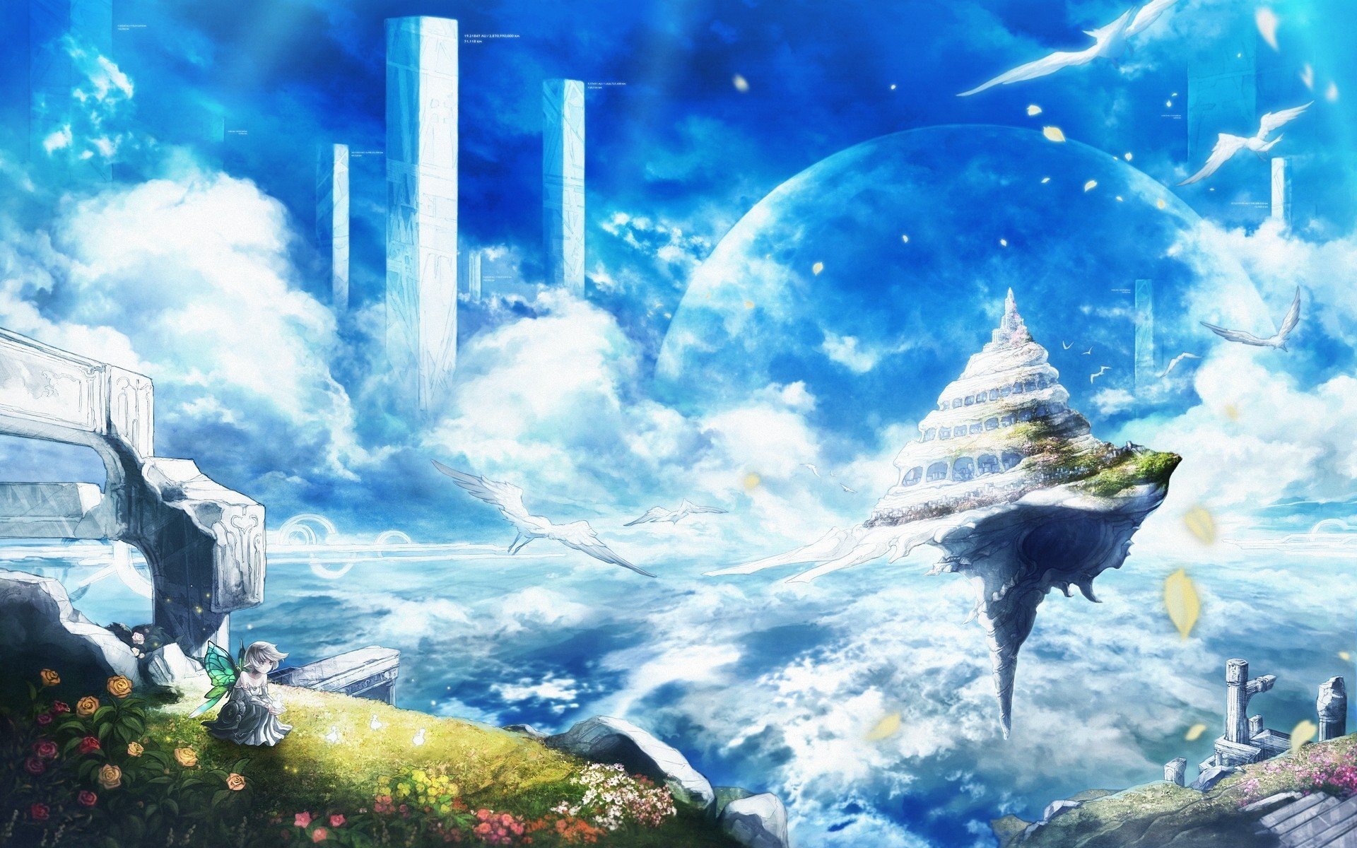Fantasy world 3. Фантастический мир. Небо фэнтези.