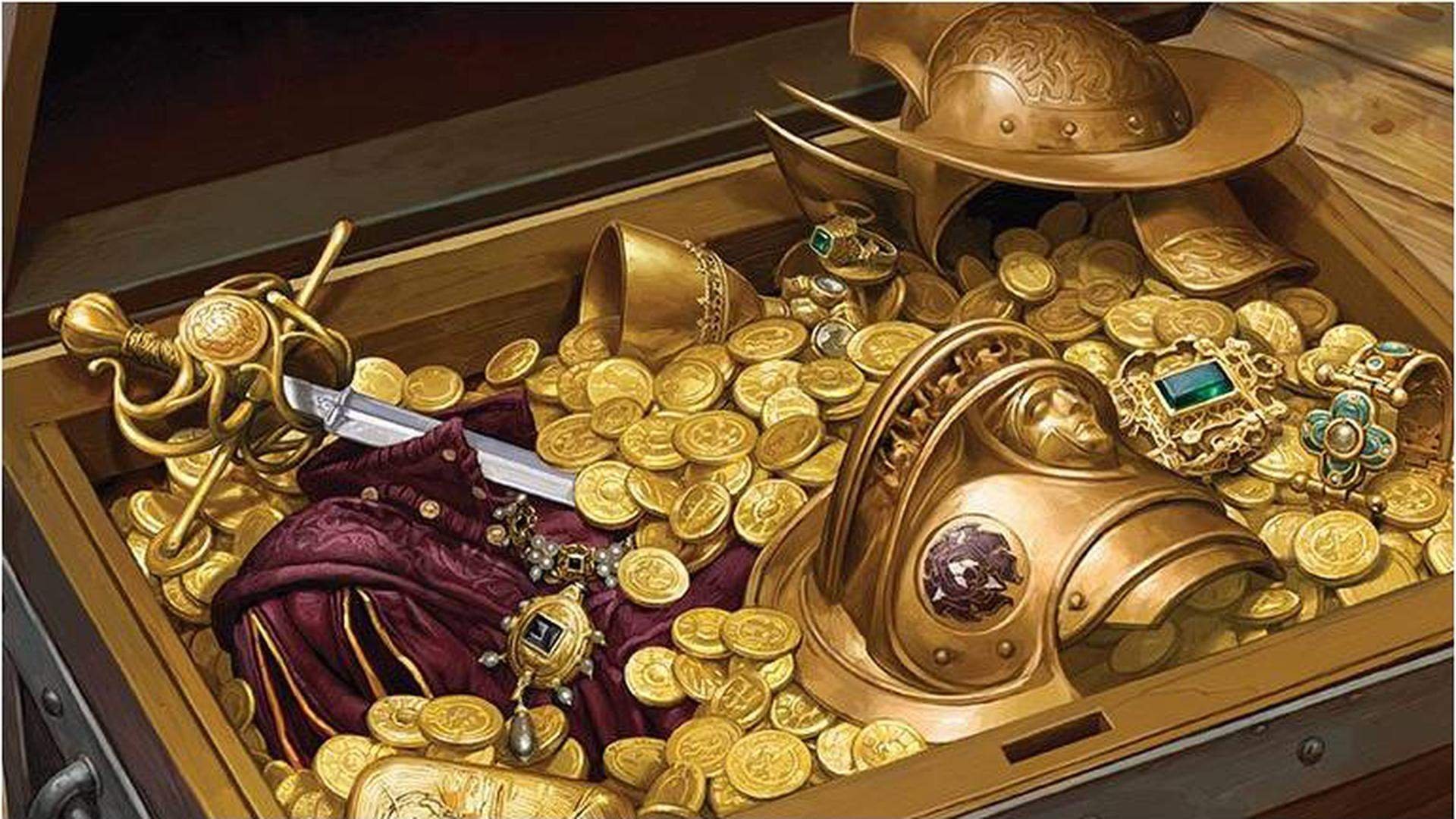 Сокровища описание серий. Пиратский клад. Пиратское золото. Пиратские сокровища. Сундук с золотом арт.