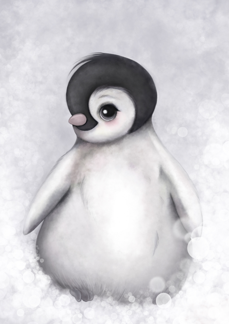 Пингвин нарисованный (36 фото)