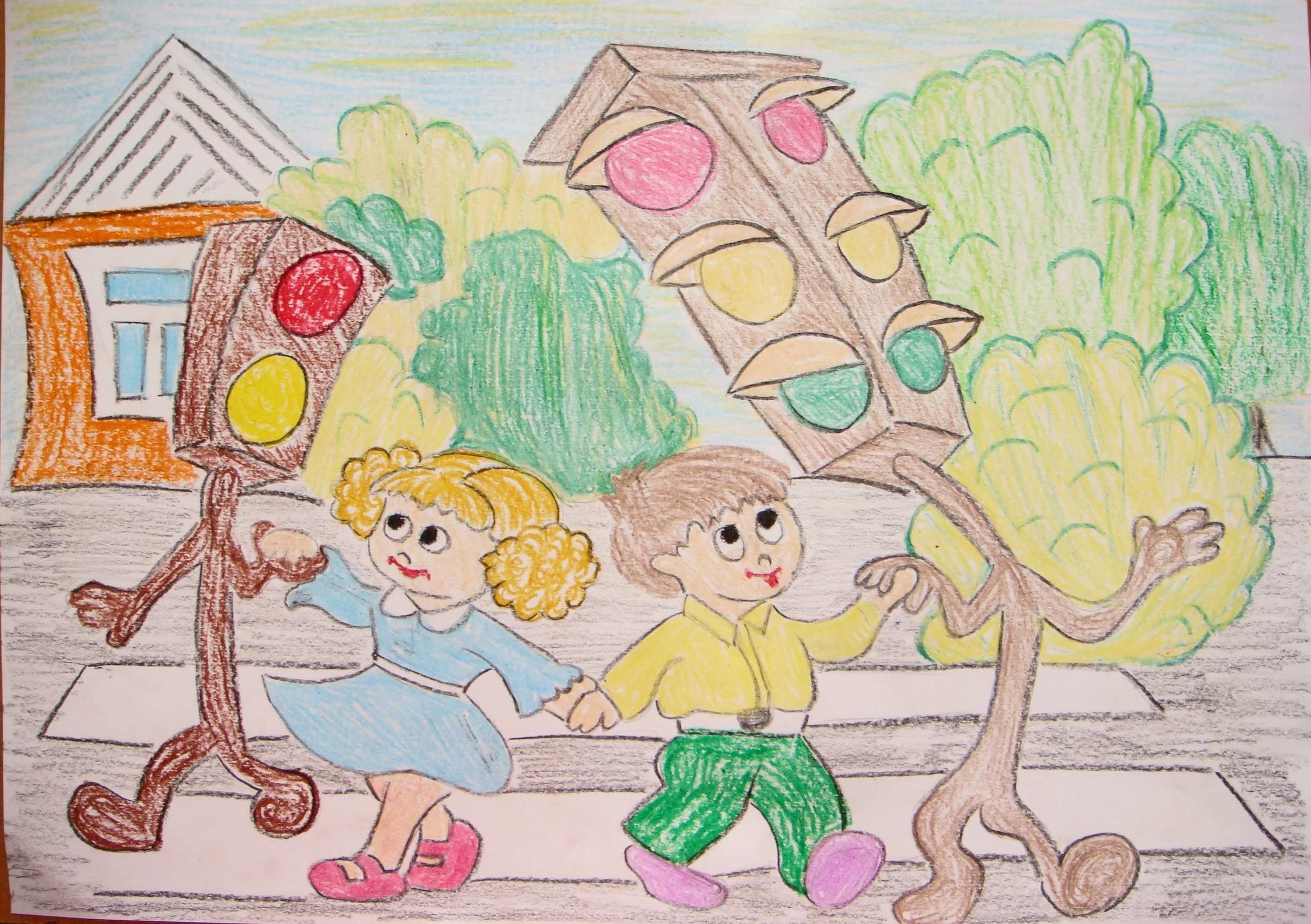 Конкурс добрая дорога. Рисунок на тему светофор. Рисунок на тему мой друг светофор. Рисунки для детей. Рисунок на тему ПДД.