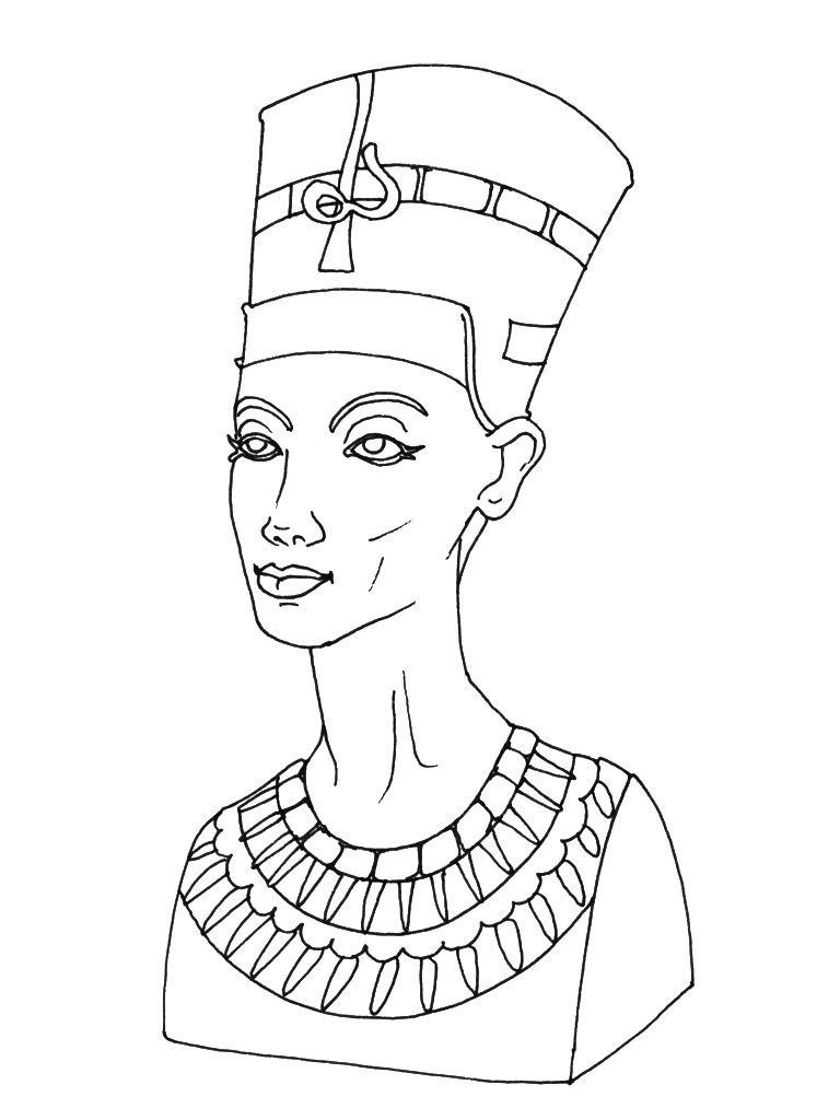 Царица Нефертити Рисунок