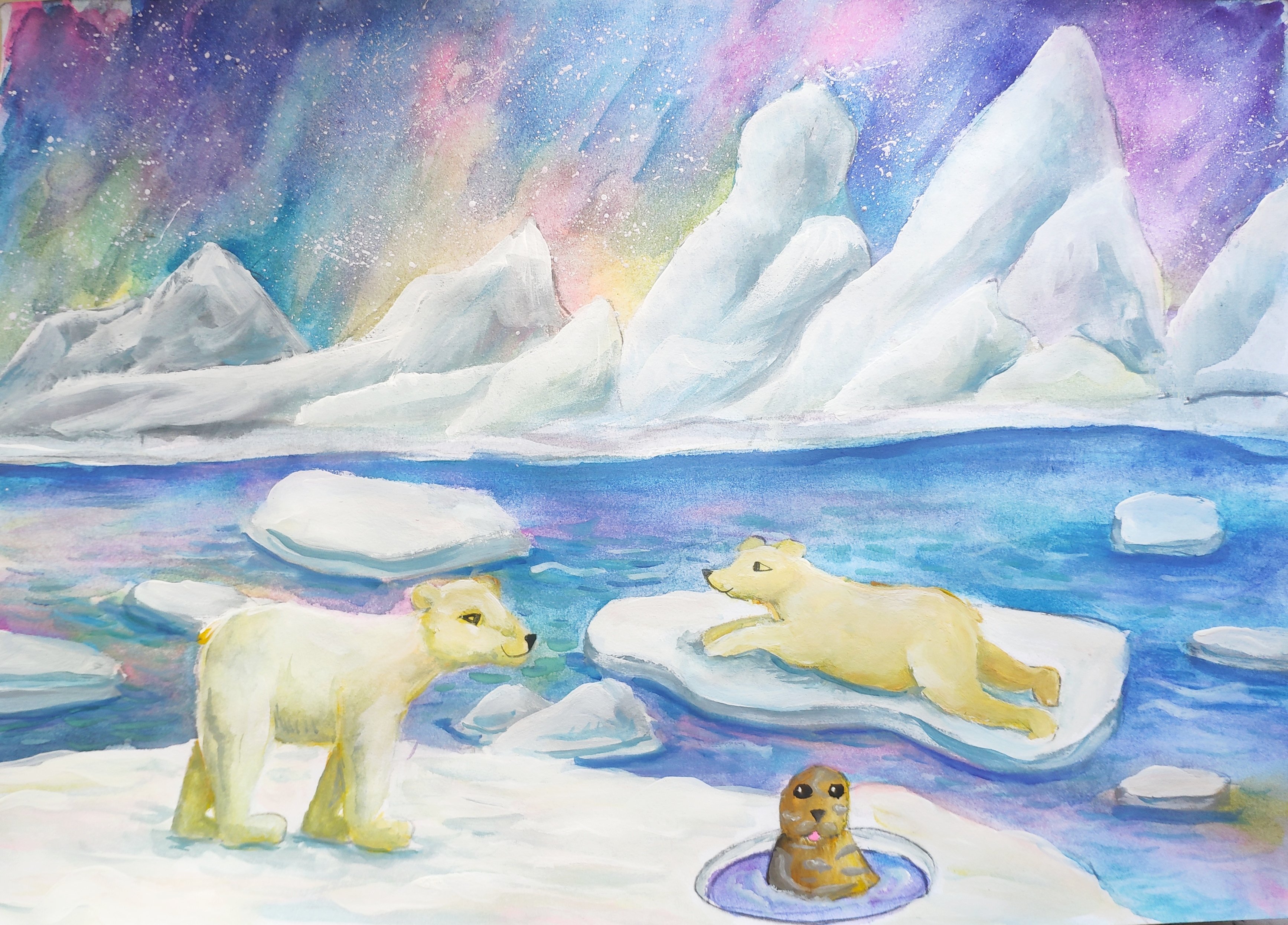Дети арктики подать заявление. Арктика для детей. Рисование Арктика. Рисование на тему Арктика. Арктика иллюстрация.