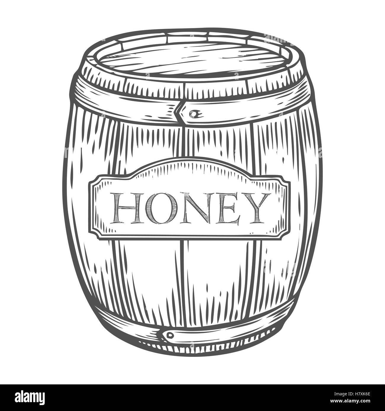 Раскраска мёд бочки. Бочки мёда