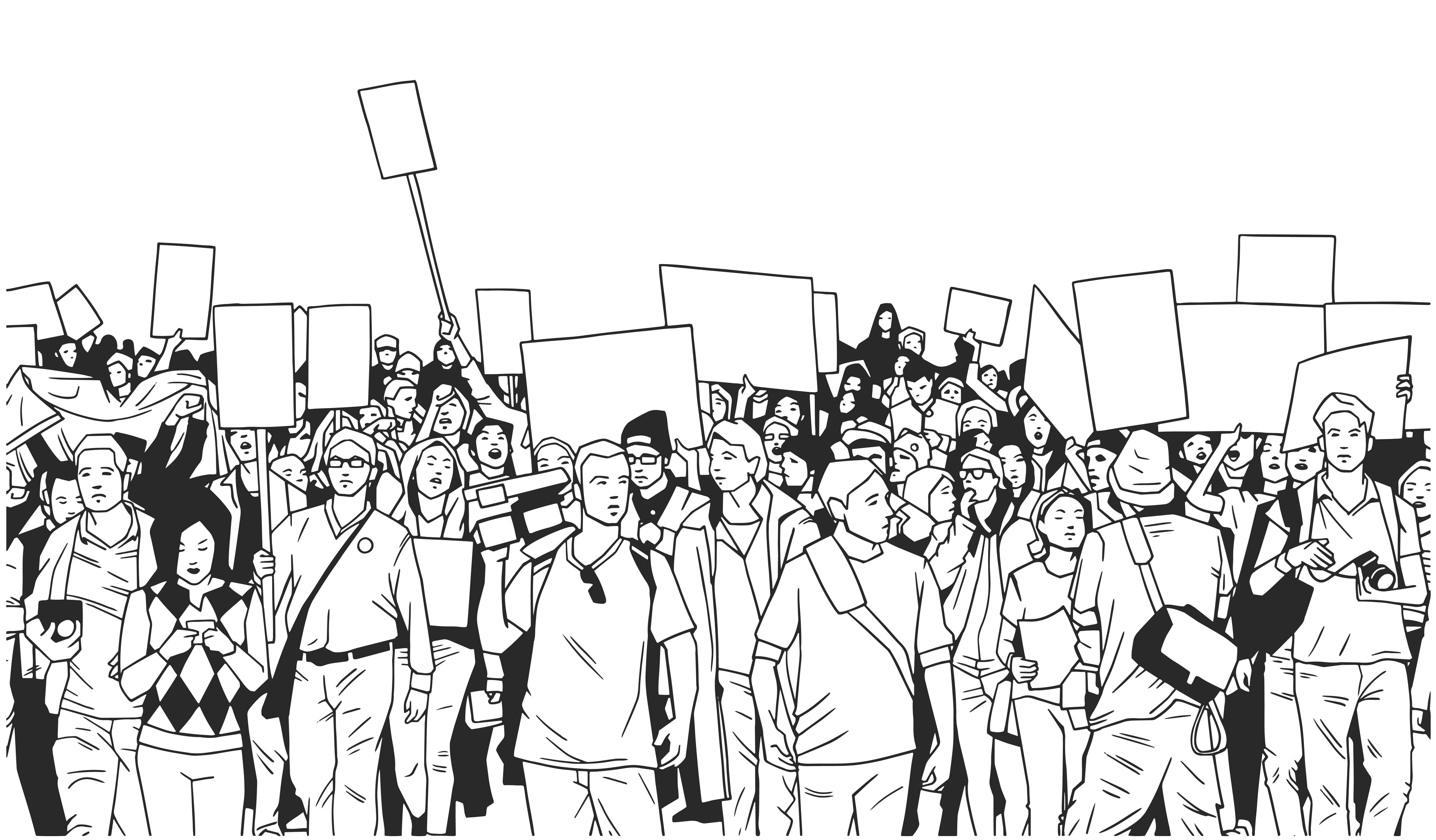 Группа людей для выражения протеста. Толпа иллюстрация. Нарисованная толпа. Зарисовка толпы. Митинг рисунок.
