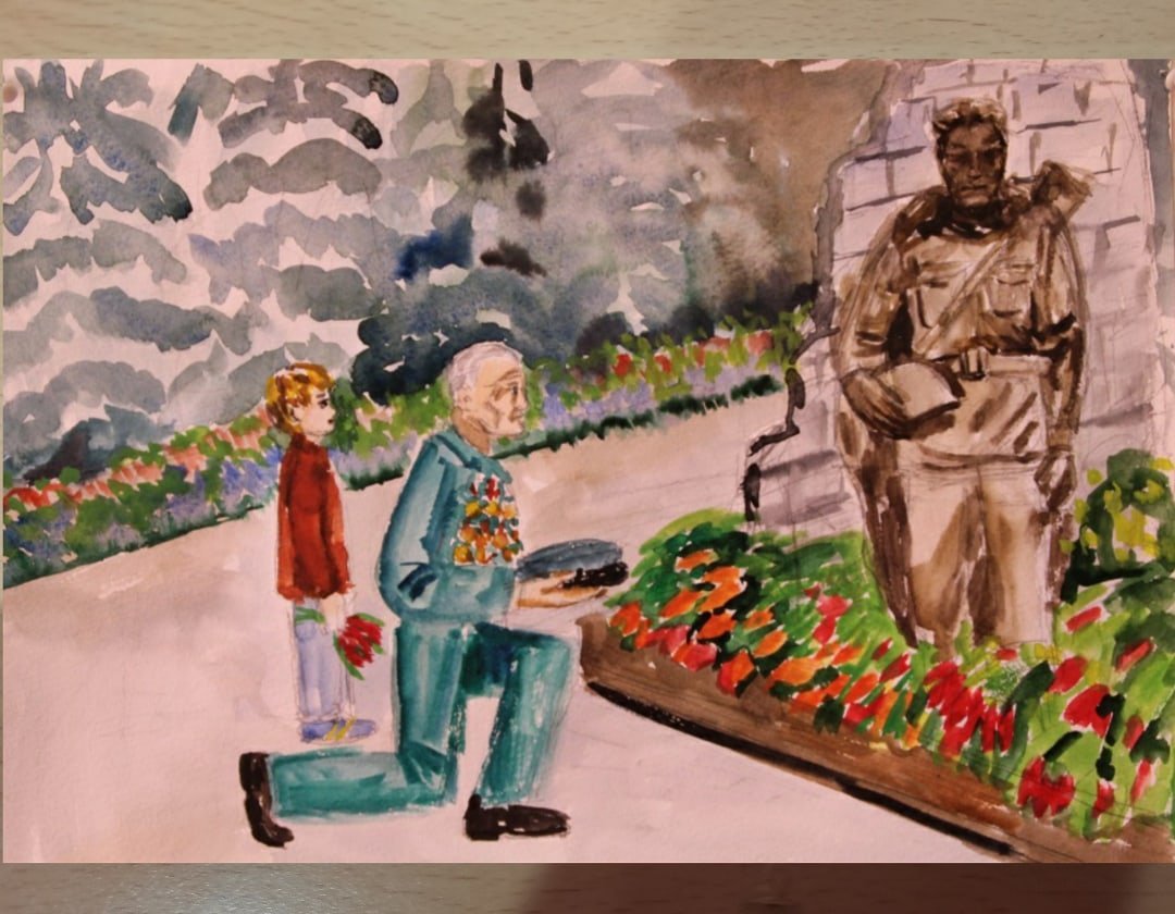 Картина на 9 мая. Рисунок ко Дню Победы. День Победы рисунки детей. Картина день Победы для детей.