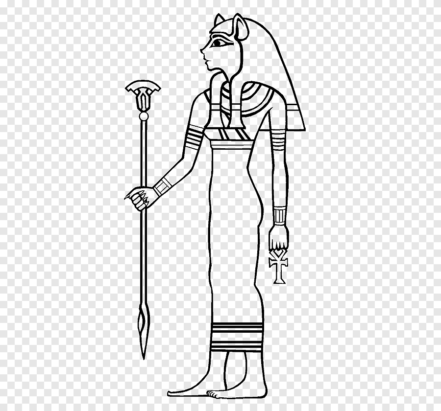 Нарисовать бога египта
