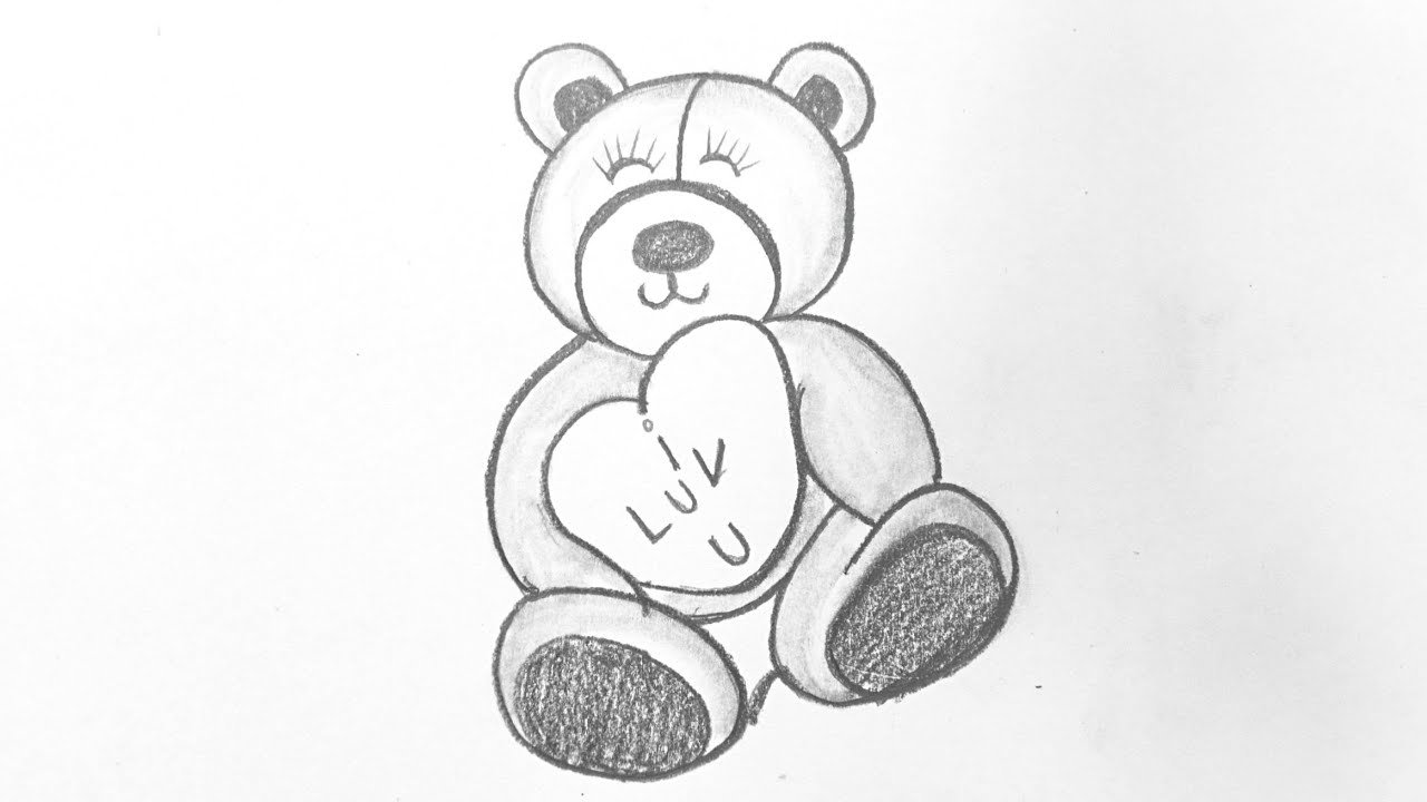 Мишки легкие карандашом. Мишка рисунок. Мишка рисунок карандашом. Медвежонок рисунок карандашом. Рисунок медведя для срисовки.