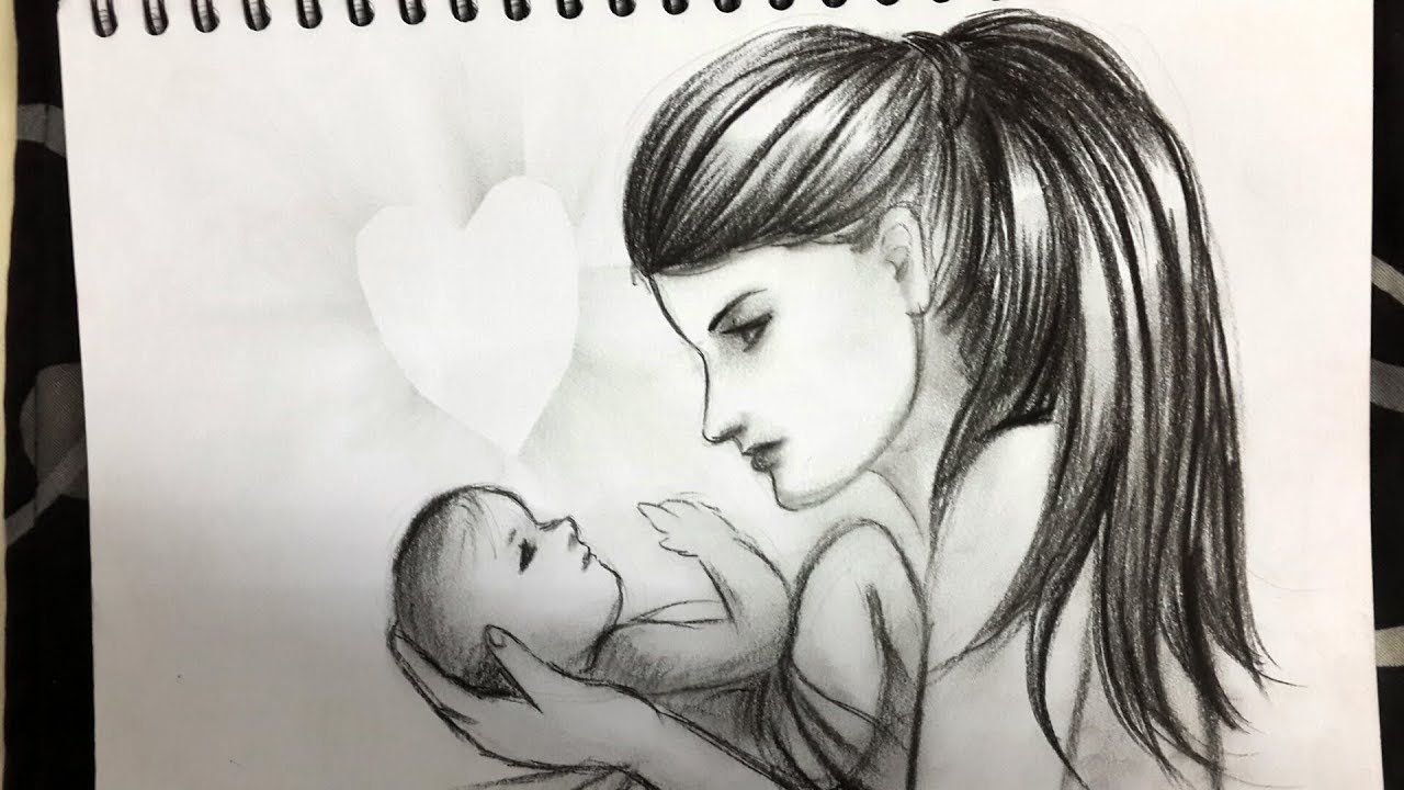 Рисунок мама карандашом красиво. Рисунок на день матери для срисовки. Картинки для срисовки для мамы. Рисунок мамы для срисовки. Красивый рисунок для мамы легкий.