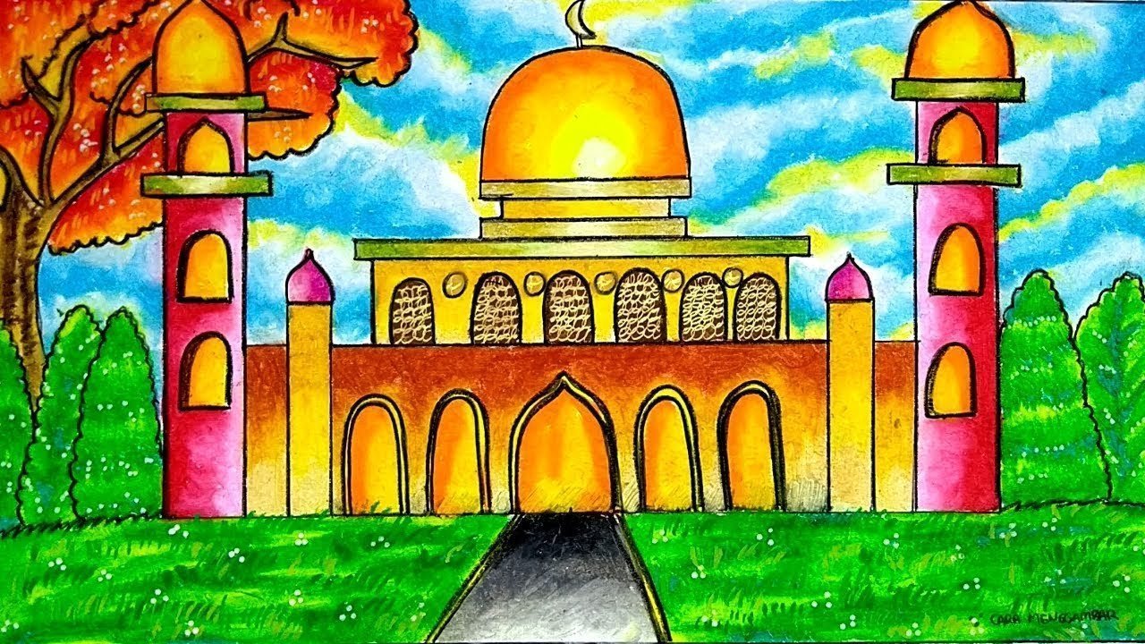 Город в пустыне 4 класс изо рисунок. Мечеть рисунок. Мечеть изо. Мечеть для рисования. Город в пустыне рисунок.