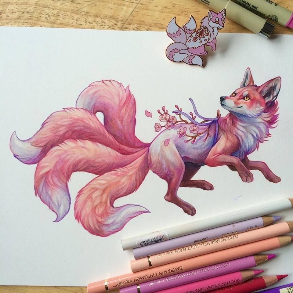 картинки для срисовки карандашом животные фантастичные