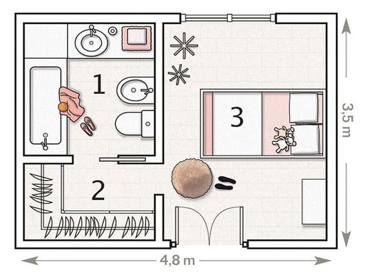 Функциональная планировка своего дома. Планировка комнаты чертеж. Схематичный план комнаты. Планировка спальни с гардеробом и санузлом. Схема квартиры.