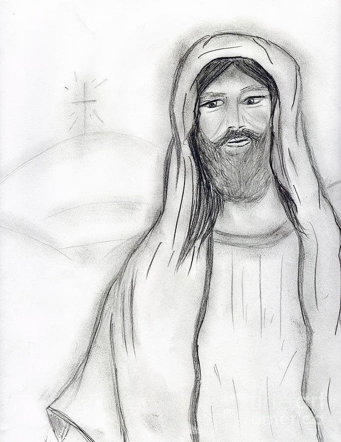 Как нарисовать иисуса. Иисус карандашом. Христос рисунок. Иисус Христос рисунок. Срисовать Иисуса Христа.
