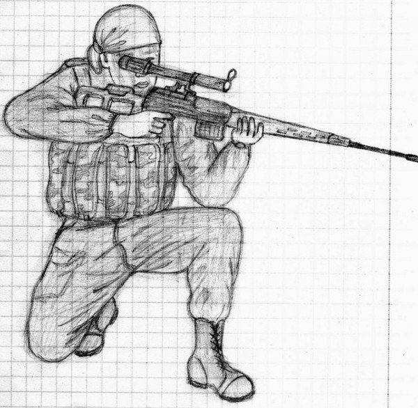 Идеи для срисовки снайпер (90 фото)
