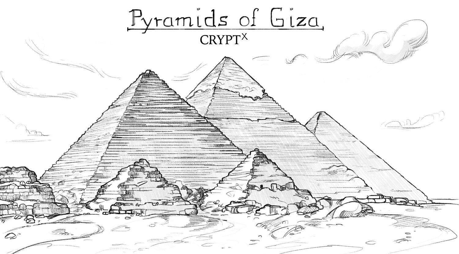 Раскраска пирамида