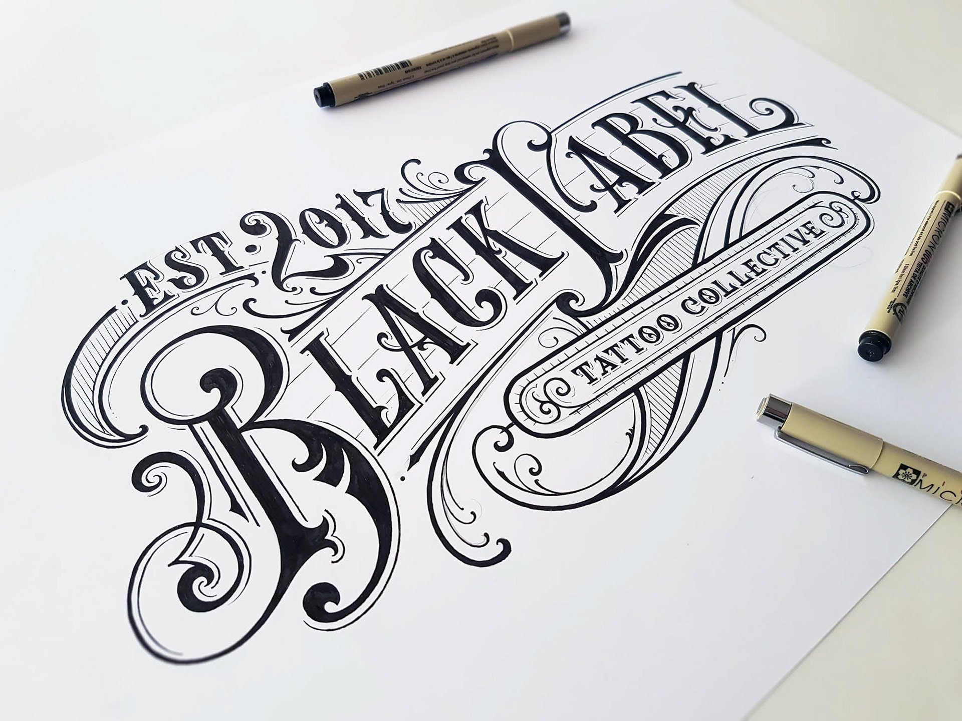 Lettering шрифт