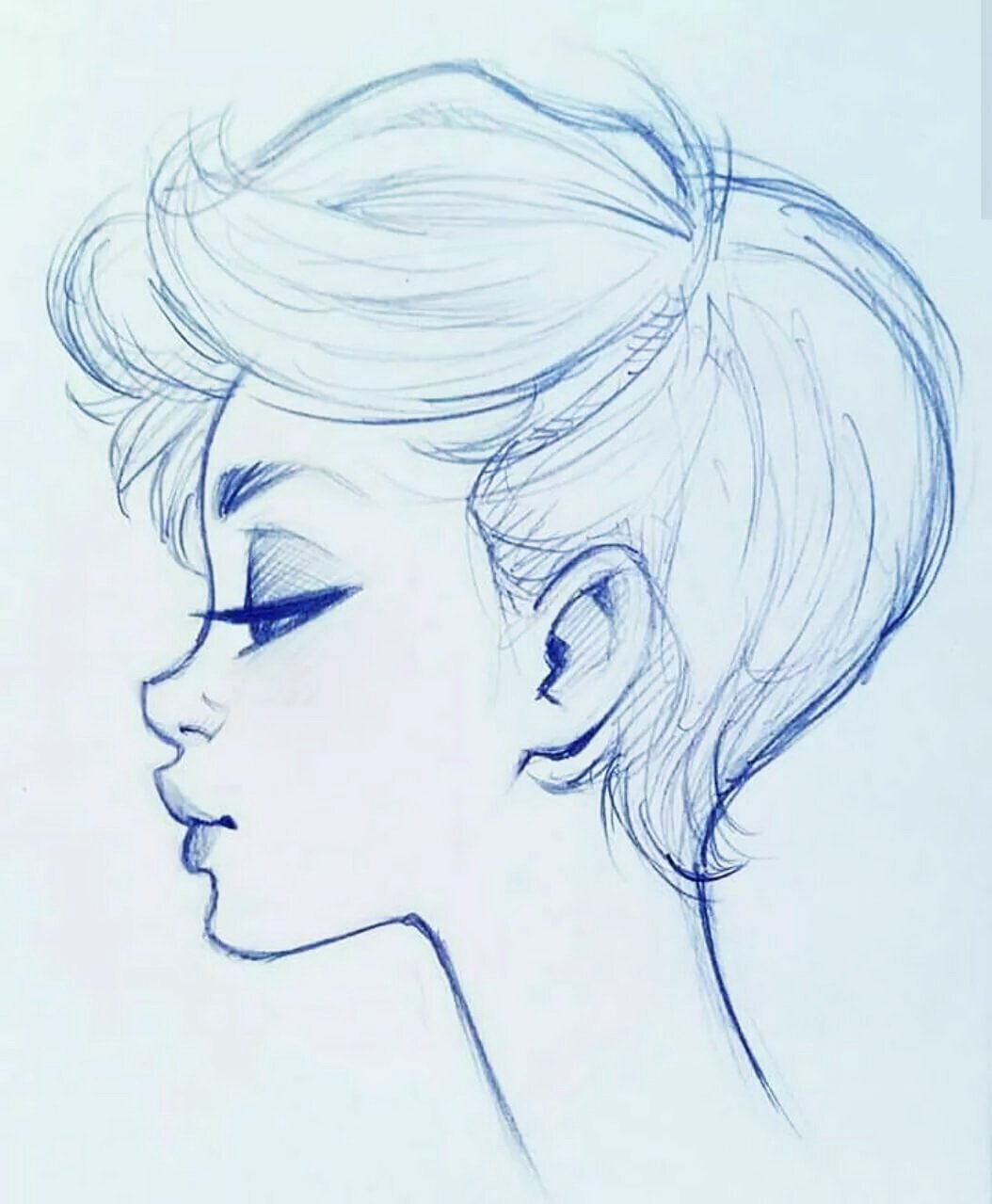 Нарисовать человека карандашом легко и красиво. Рисунки карандашом для срисовки девушки. Профиль девушки карандашом. Рисование мультяшного лица в профиль. Лицо в профиль рисунок легкий.