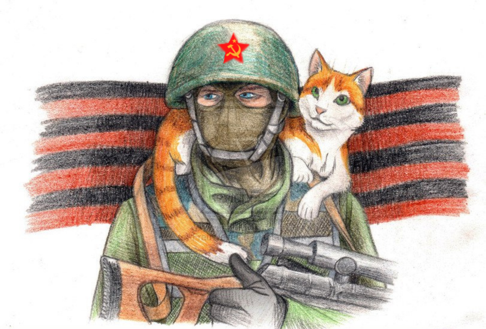С днем защитника отечества кот. Военный рисунок. Рисунок на военную тематику. Кот солдат. Военый Ри.