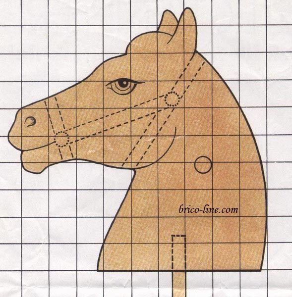 Как сделать коня на палке своими руками?