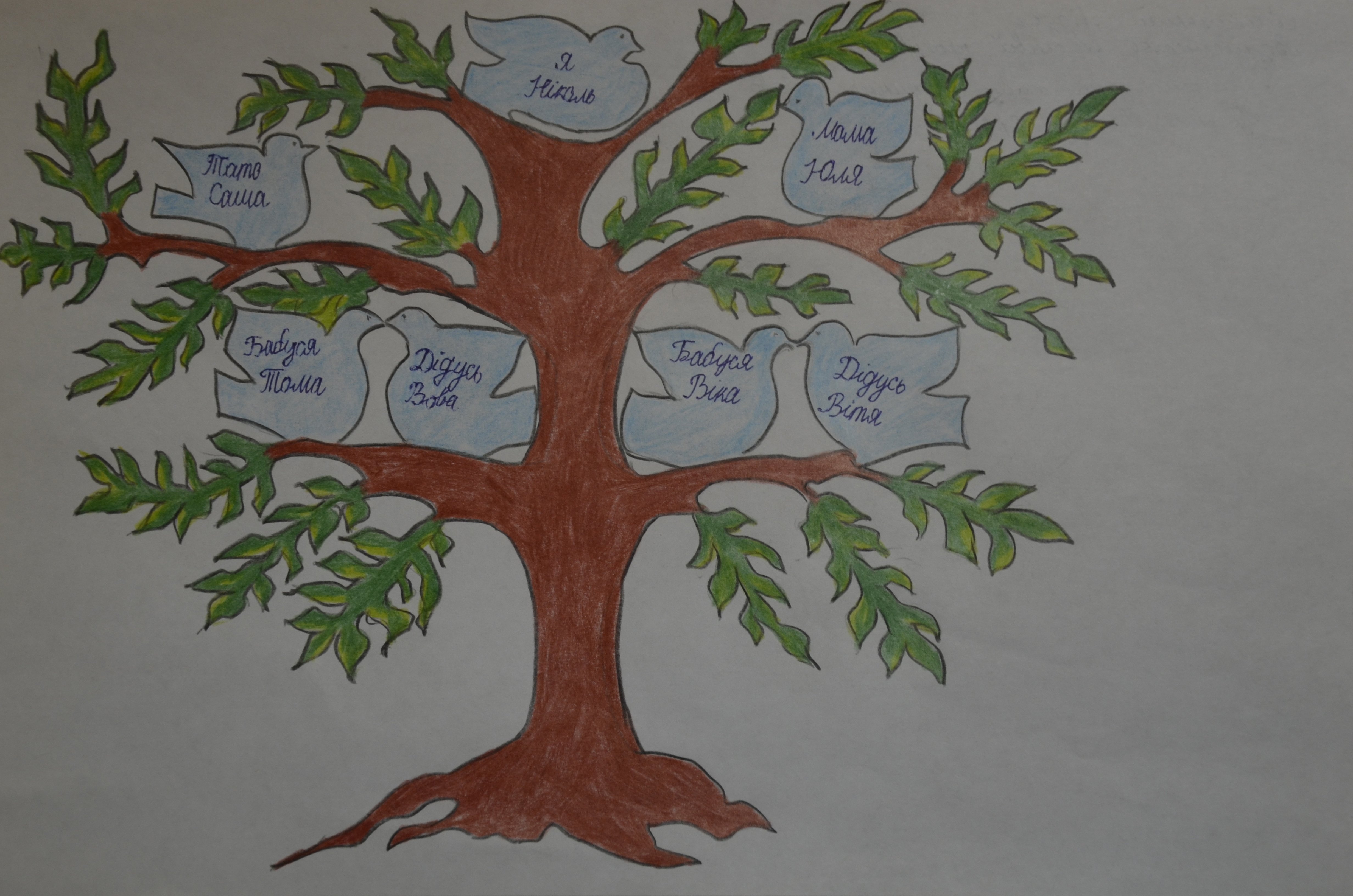 Как нарисовать семейное дерево - 53 фото идеи красивых симейных древ