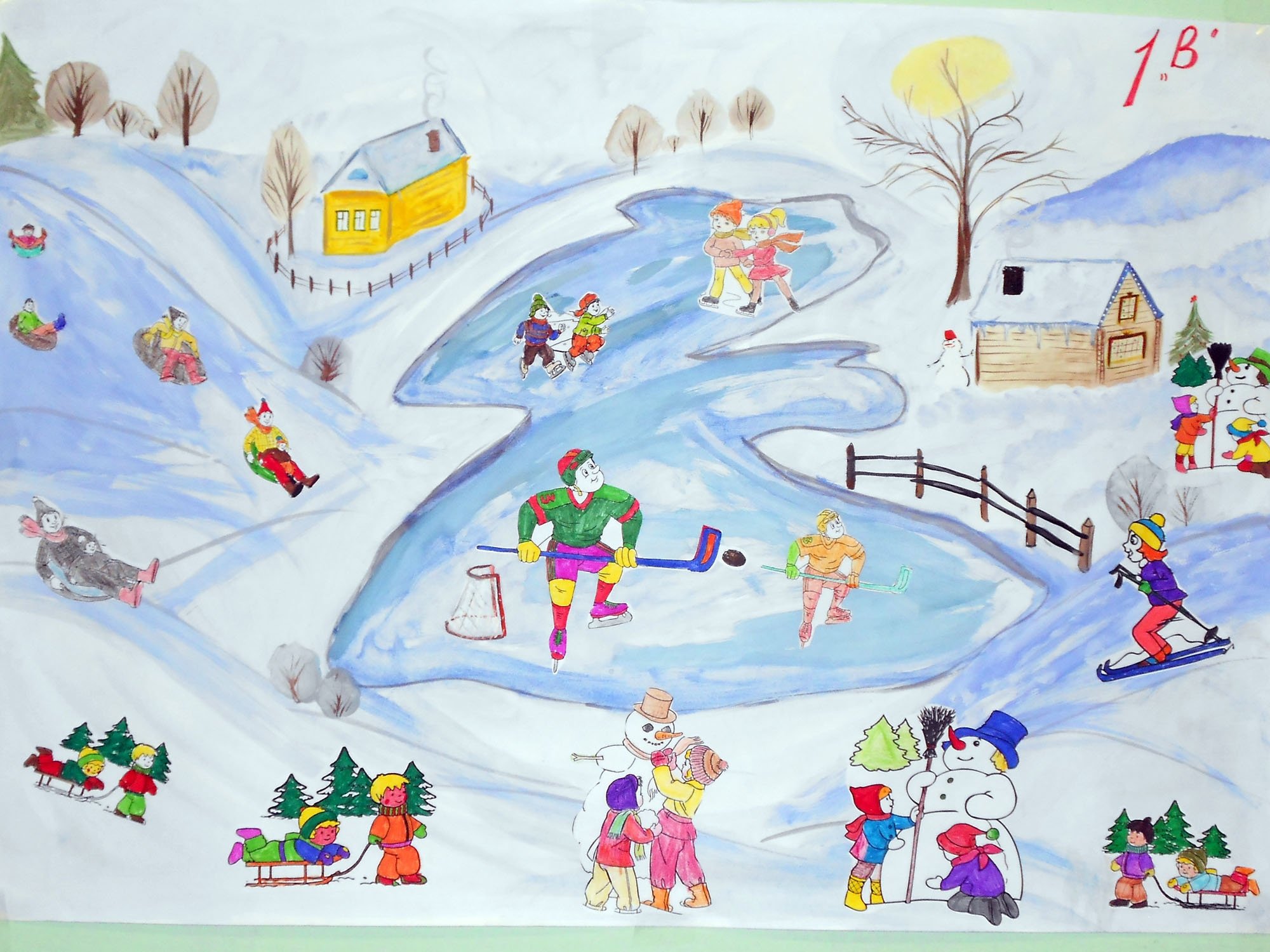 Рисунок зимних игр. Рисунок на тему зимние забавы. Рисование зимние забавы. Картинки на тему зимние игры. Зимние забавы рисунок для детей.